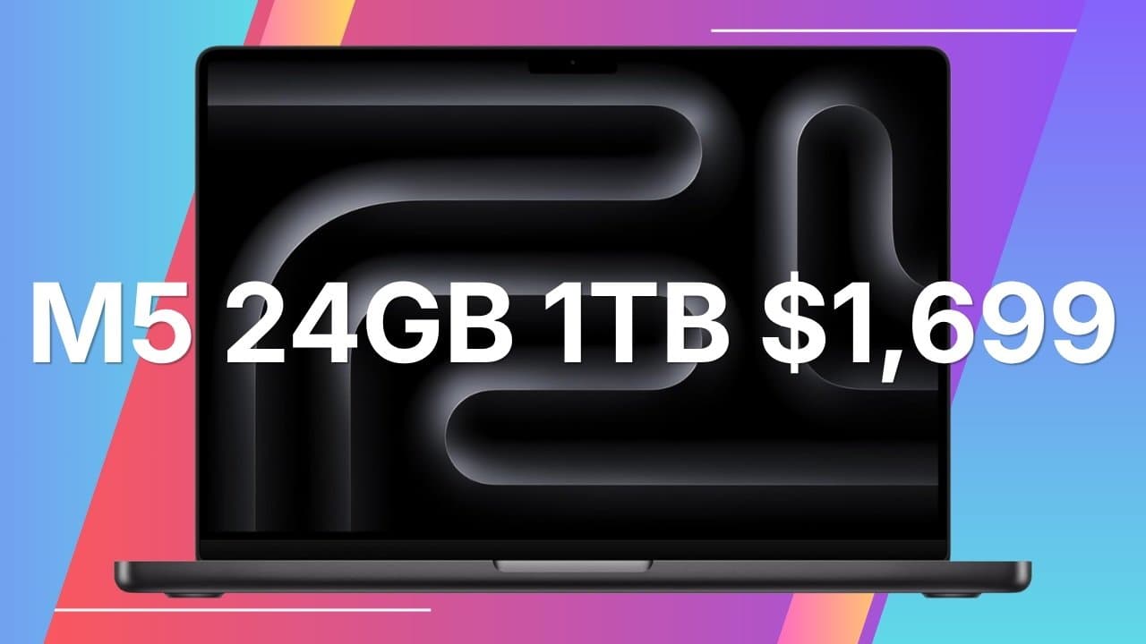 Preiskampf: Apples M5 MacBook Pro mit 24GB RAM und 1TB für 1.699 Dollar